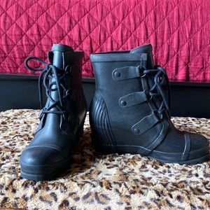 Sorel Joan Wedge Rain Boots